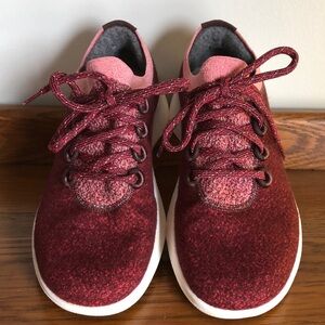 Allbirds Women's Athletic Shoes in Burgundy and Rose